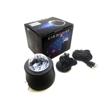 Colorful LED Stage Lights with Sound Control Effects — Black LED Party Lighting for DJ Shows, Concerts, Dance Floors, and Events