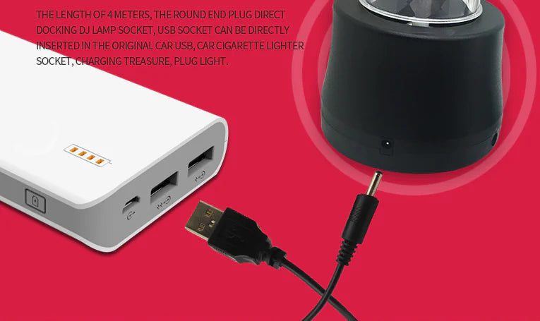 Colorful LED Stage Lights with Sound Control Effects — Black LED Party Lighting for DJ Shows, Concerts, Dance Floors, and Events